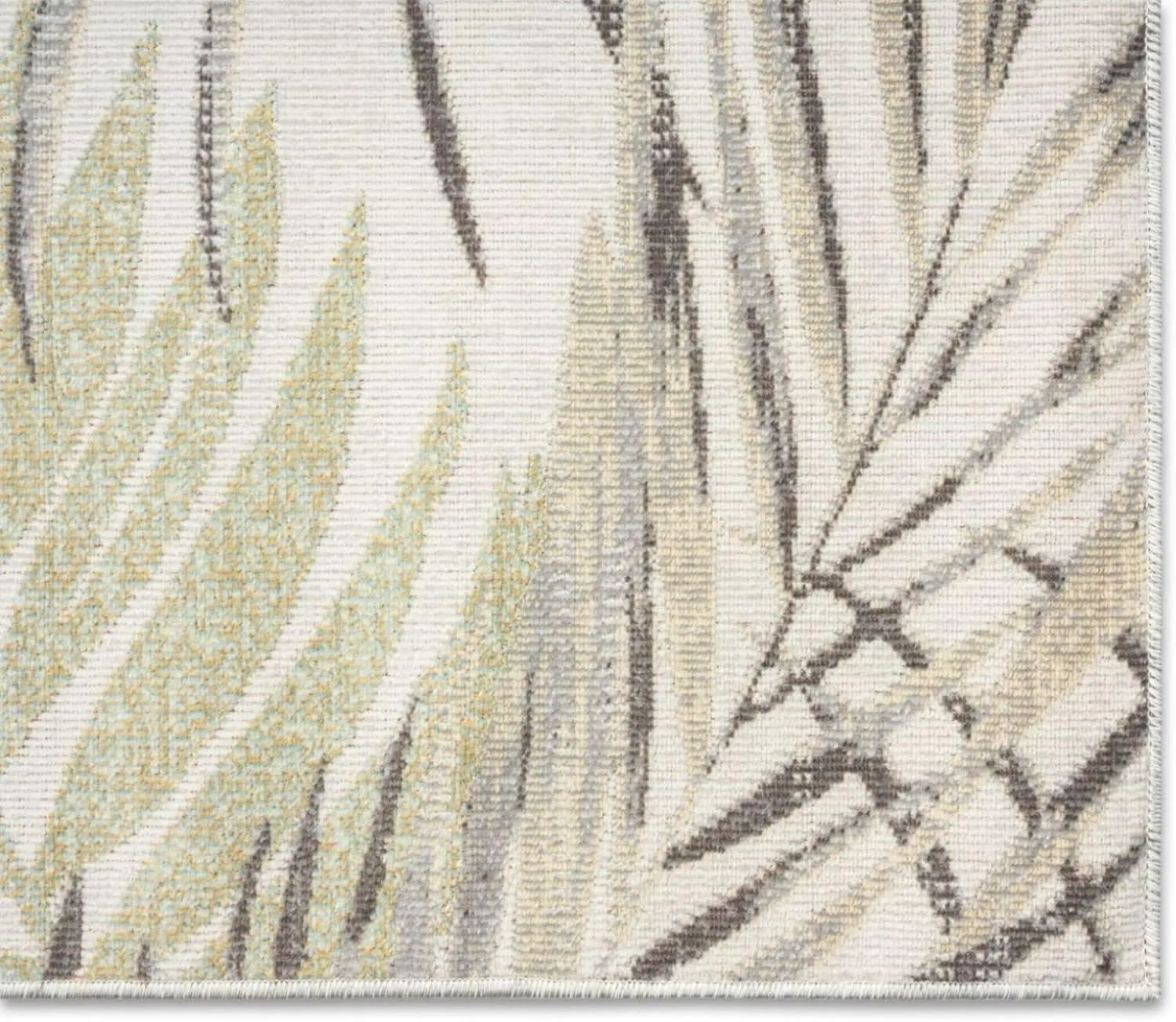 Tommy Bahama Malibu Palm Springs Coastal Indoor/Outdoor Area Rug, Ivory/Green, 5'3"x7'3"