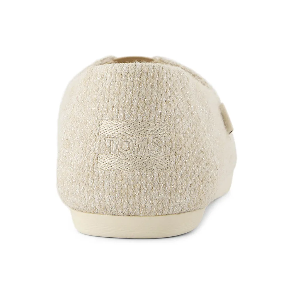 Toms Wmns Alpargata Oatmeal Sparkle Knit