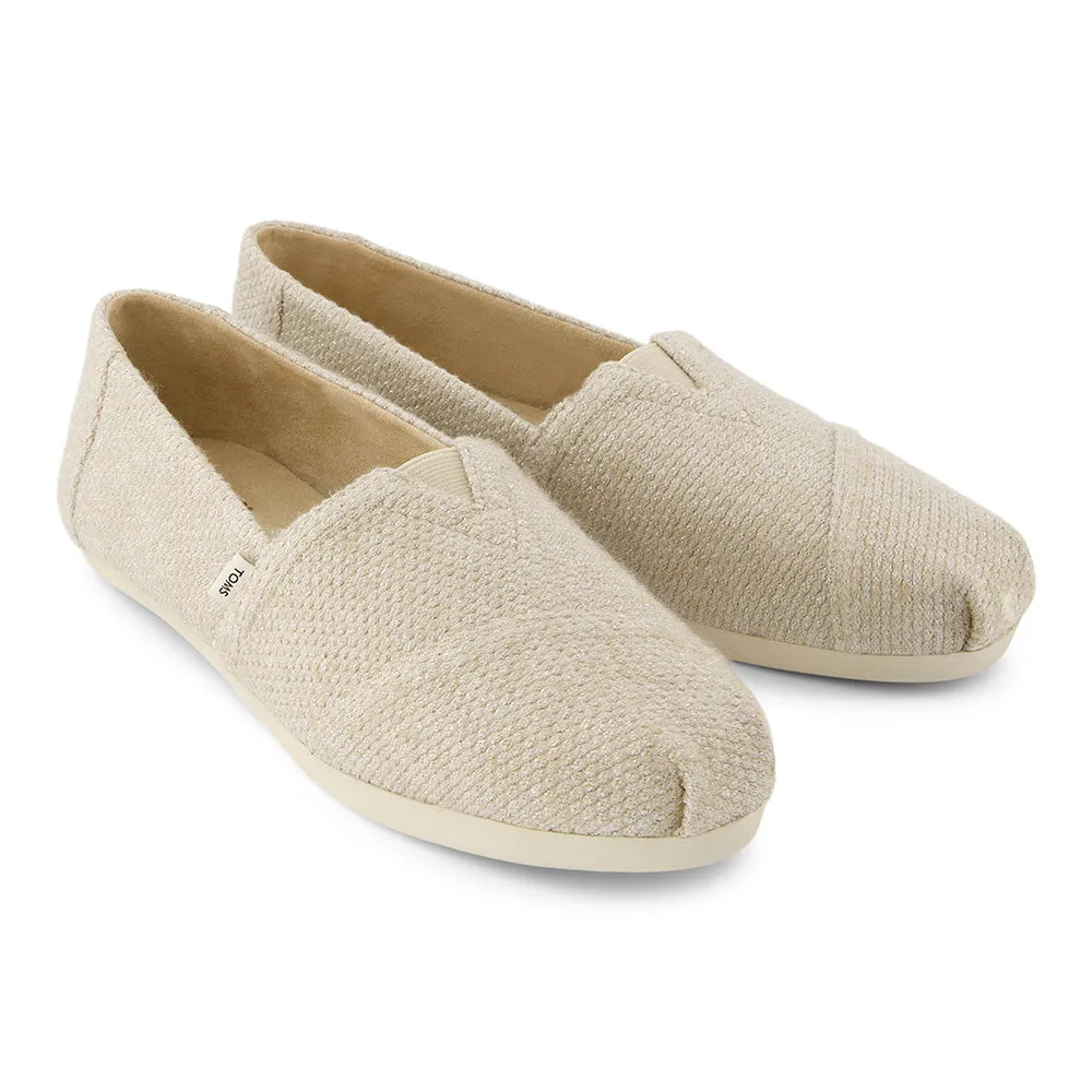 Toms Wmns Alpargata Oatmeal Sparkle Knit