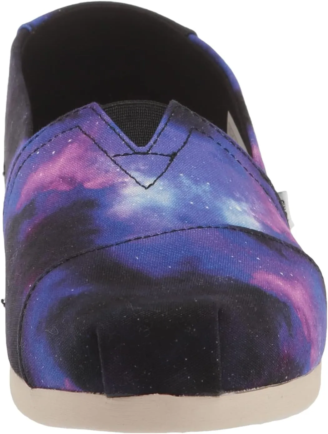 TOMS Womens Alpargata Slip On Flats Casual - Black