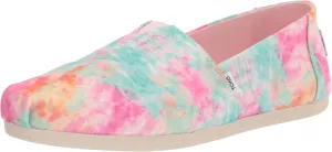 TOMS Womens Alpargata Slip On Flats Casual - Black