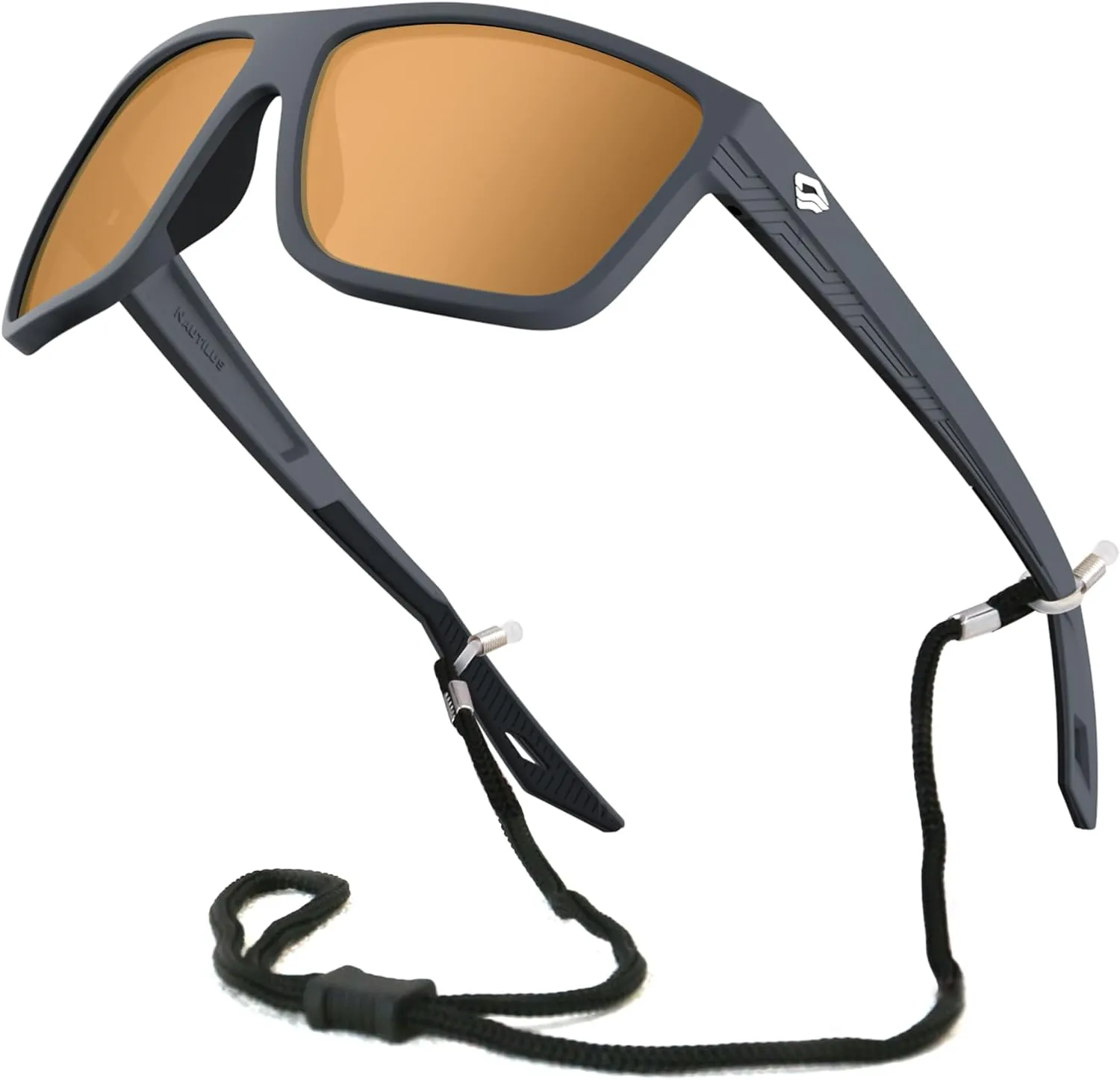 TOREGE Mens Women Sunglasses Polarized Sports UV Protection Wraparound Lightweight Sunglasses for Fishing Golfing NAUTILUS