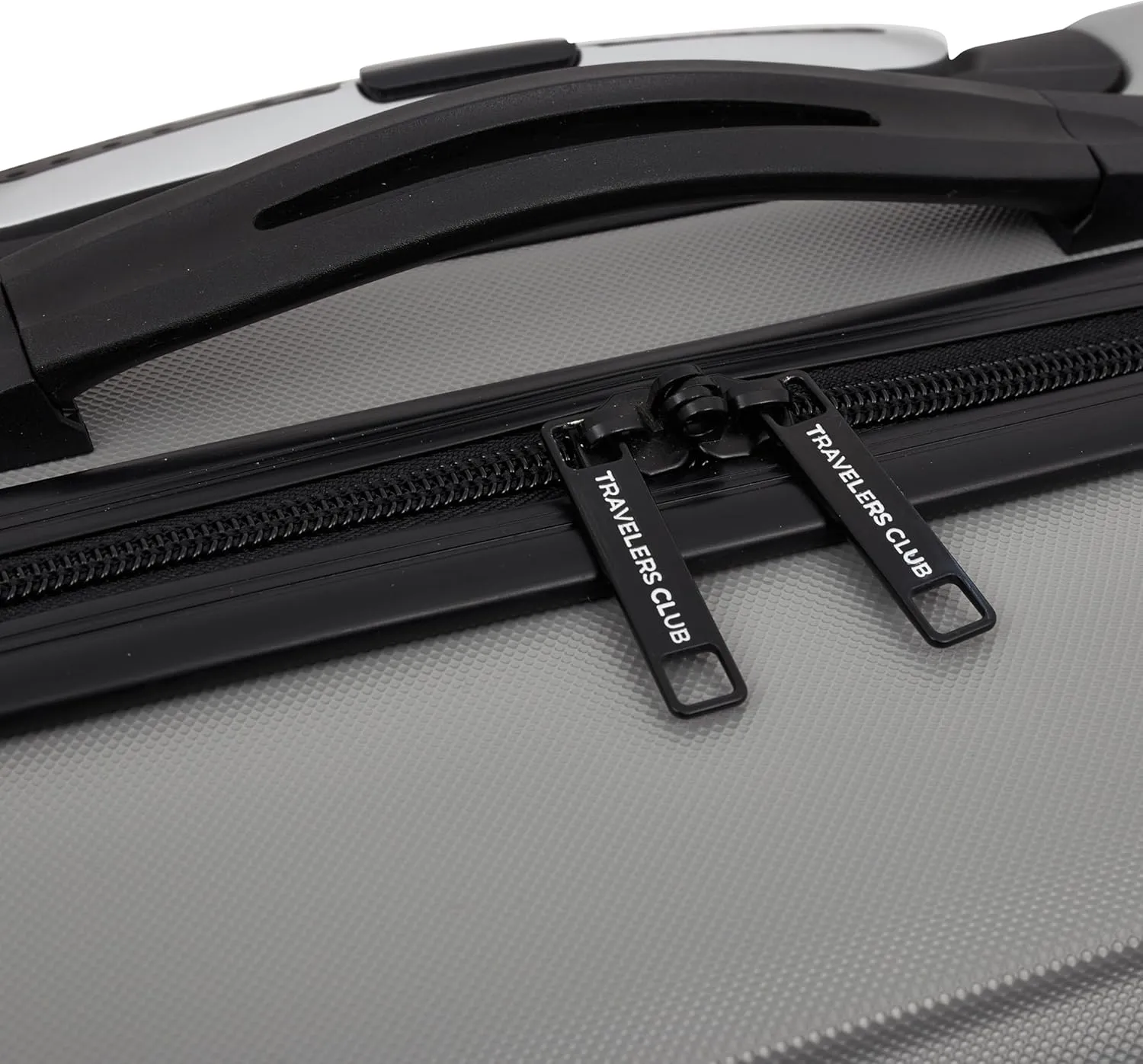 Travelers Club Skyline Spinner Luggage, Gray, 22-Inch Carry-On