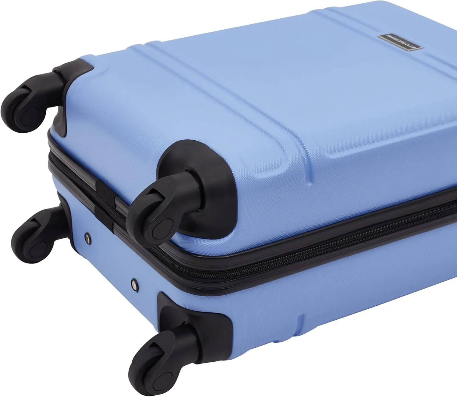 Travelers Club Spinner Luggage, Skyline Blue, 22-Inch Carry-On
