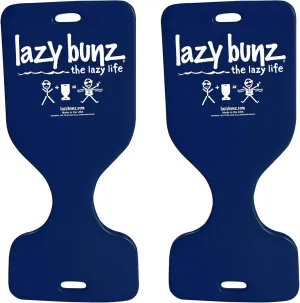 TRC Recreation Lazy Bunz Foam Water Saddle Pool Float for Adults and Kids, Lounger for Swimming Pool, Lake, River, and Beach, Navy Blue (2 Pack)