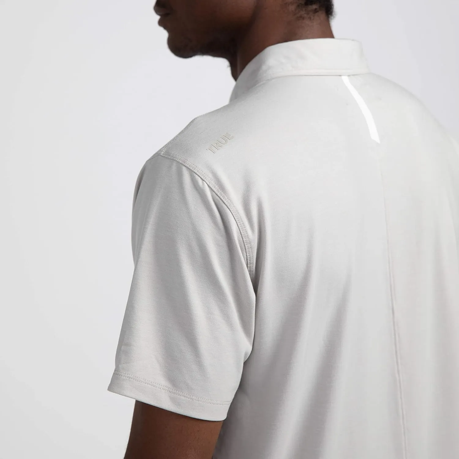 TRUE Linkswear Lux Men's Polo, UPF 50  Sun Protection, Anti Wrinkle, Moisture Wicking