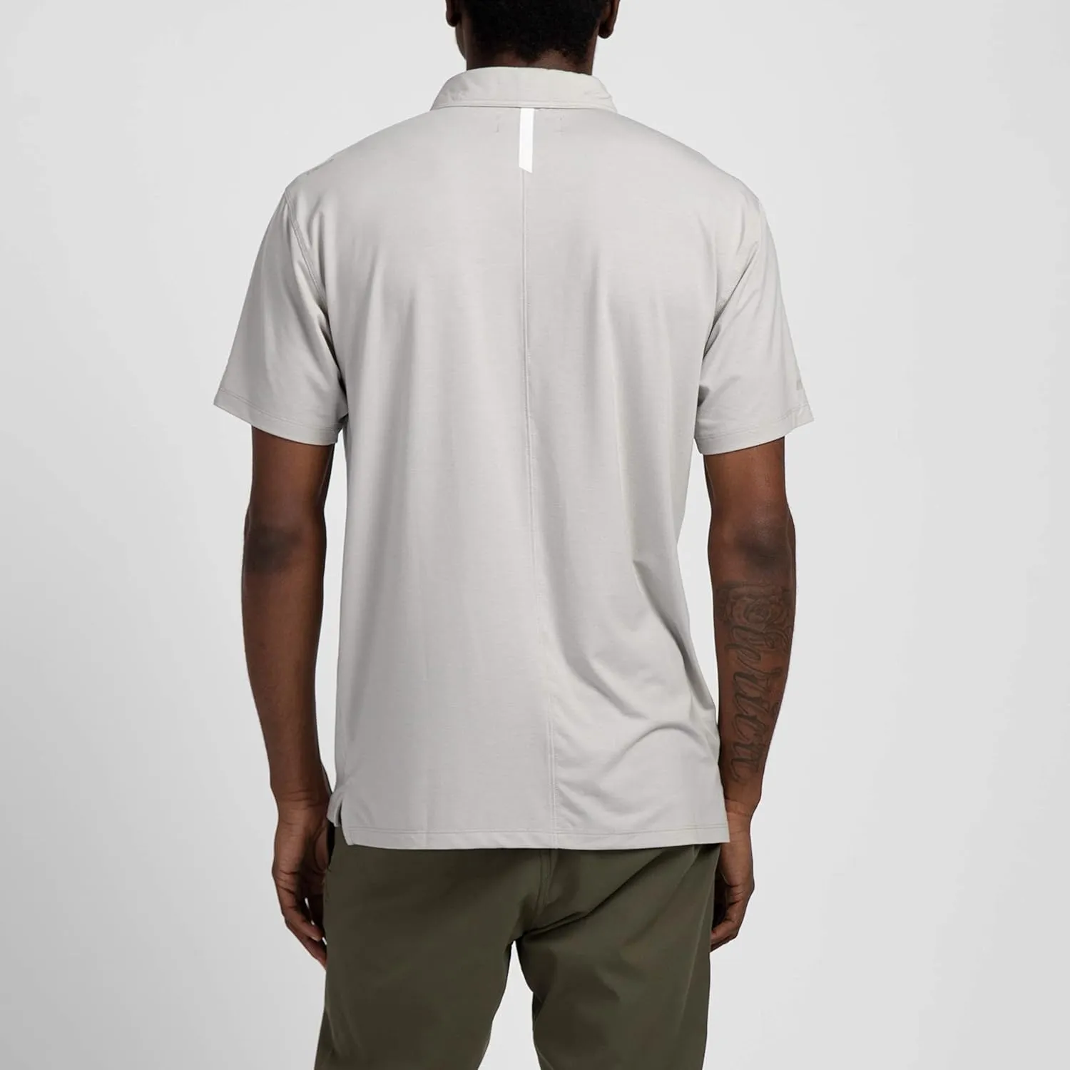 TRUE Linkswear Lux Men's Polo, UPF 50  Sun Protection, Anti Wrinkle, Moisture Wicking