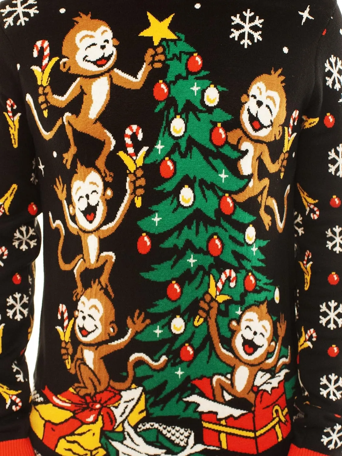 Ugly Christmas Party Knitted Ugly Christmas Sweater for Men and Women - Reindeer & Animals