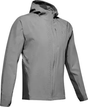 Under Armour Men's UA Qualifier Outrun The Storm Full Zip Hooded Jacket 1350173 (as1, alpha, x_l, regular, regular, Grey 066, X-Large)