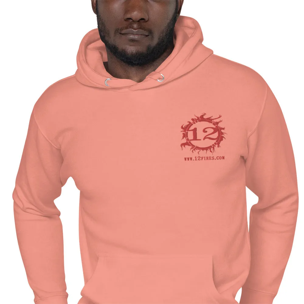 Unisex Lightweight Hoodie (Red Logo)