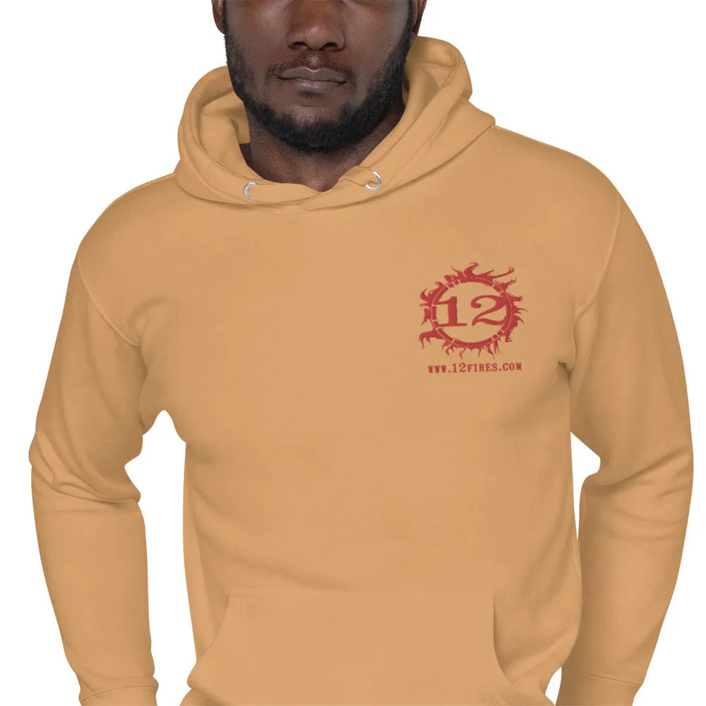 Unisex Lightweight Hoodie (Red Logo)