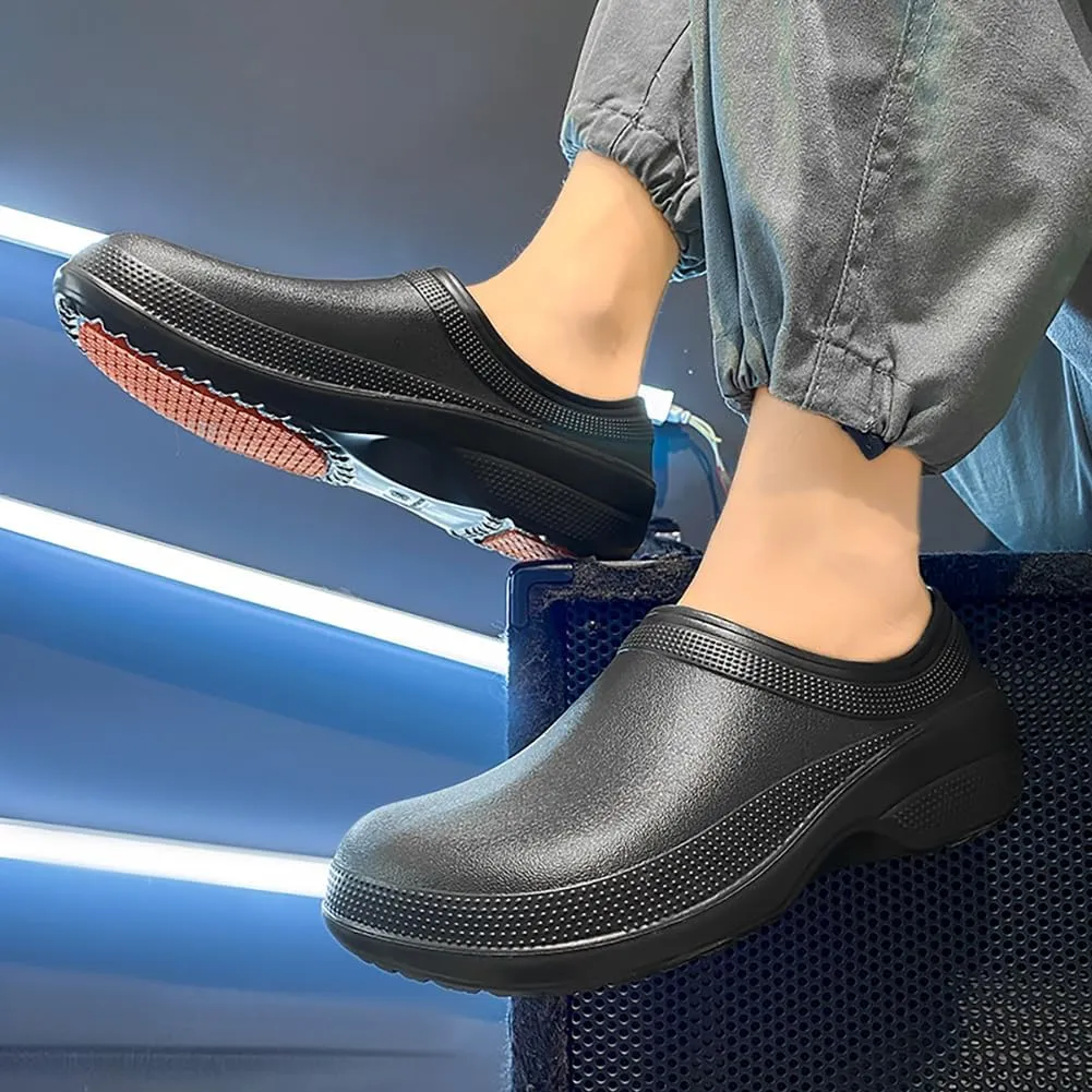 Unisex Work Shoes Chef Special Waterproof Oil-Proof Anti-Skid Shoes Kitchen Care Medical Shoes