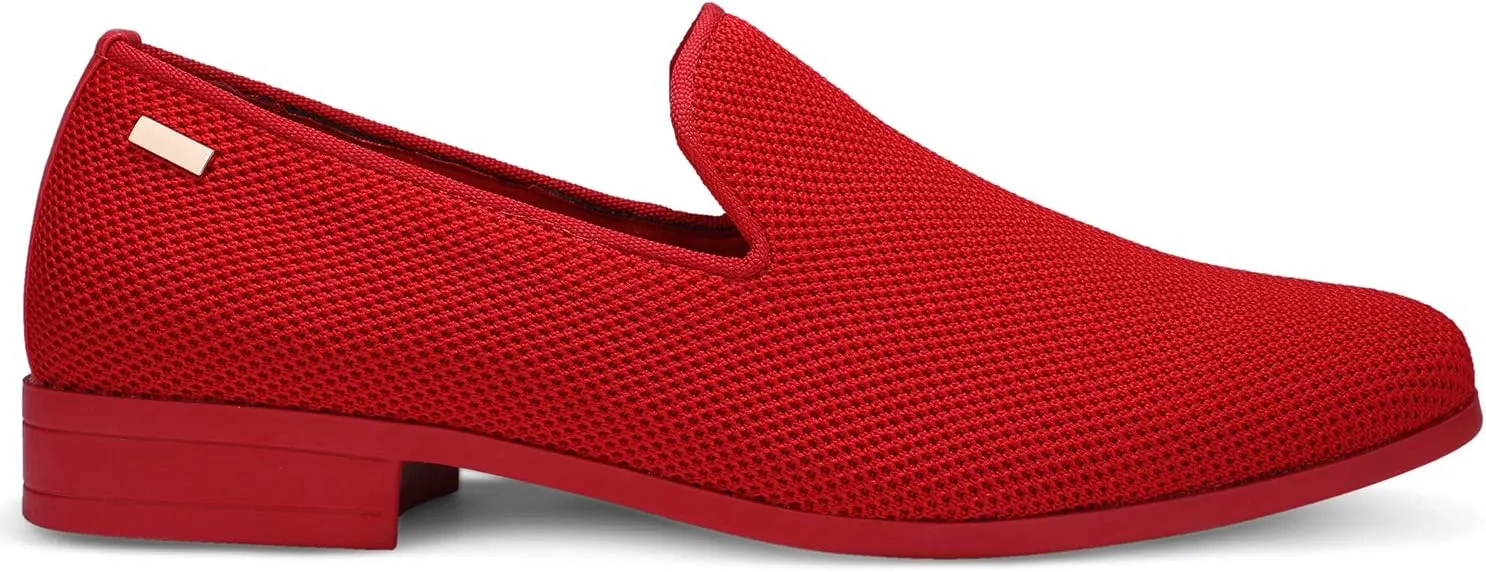 UUBARIS Mens Dress Loafers Tuxedo Suit Slip on Shoes