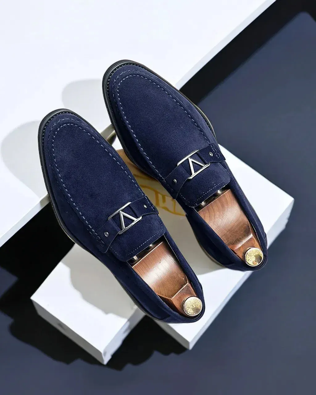 Valentéo Suede Slip-On Moccasins