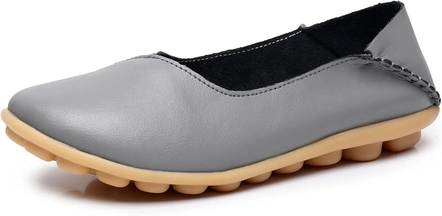 VenusCelia Women's Bare Walking Flat Loafer