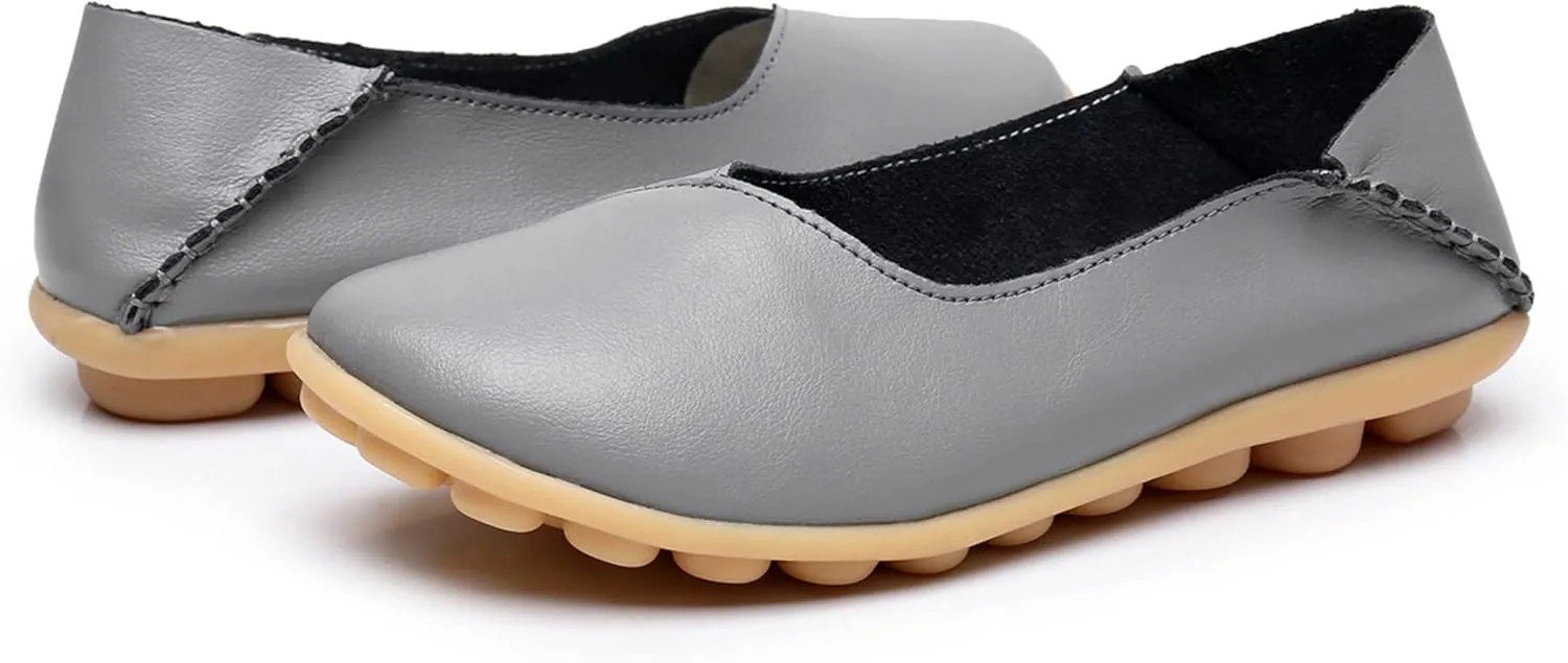 VenusCelia Women's Bare Walking Flat Loafer