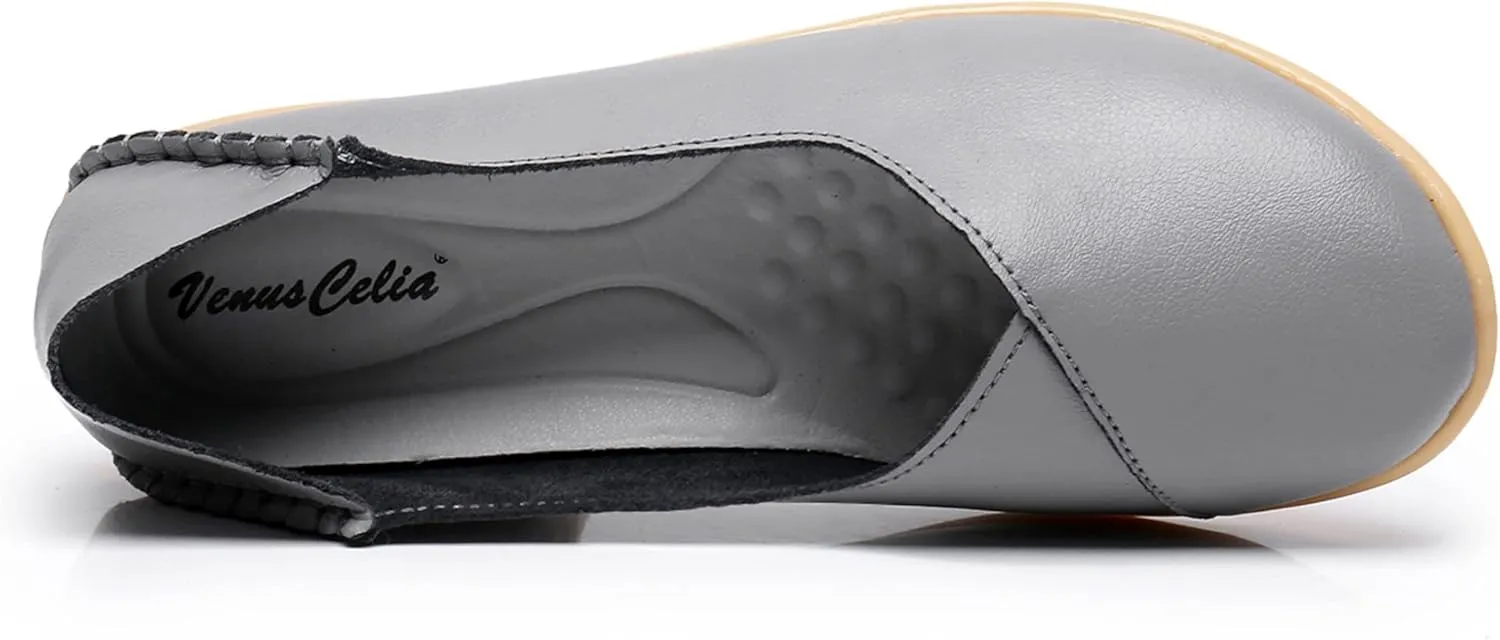 VenusCelia Women's Bare Walking Flat Loafer