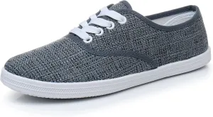 VenusCelia Women's Rainbow Lace Up Sneaker Shoes