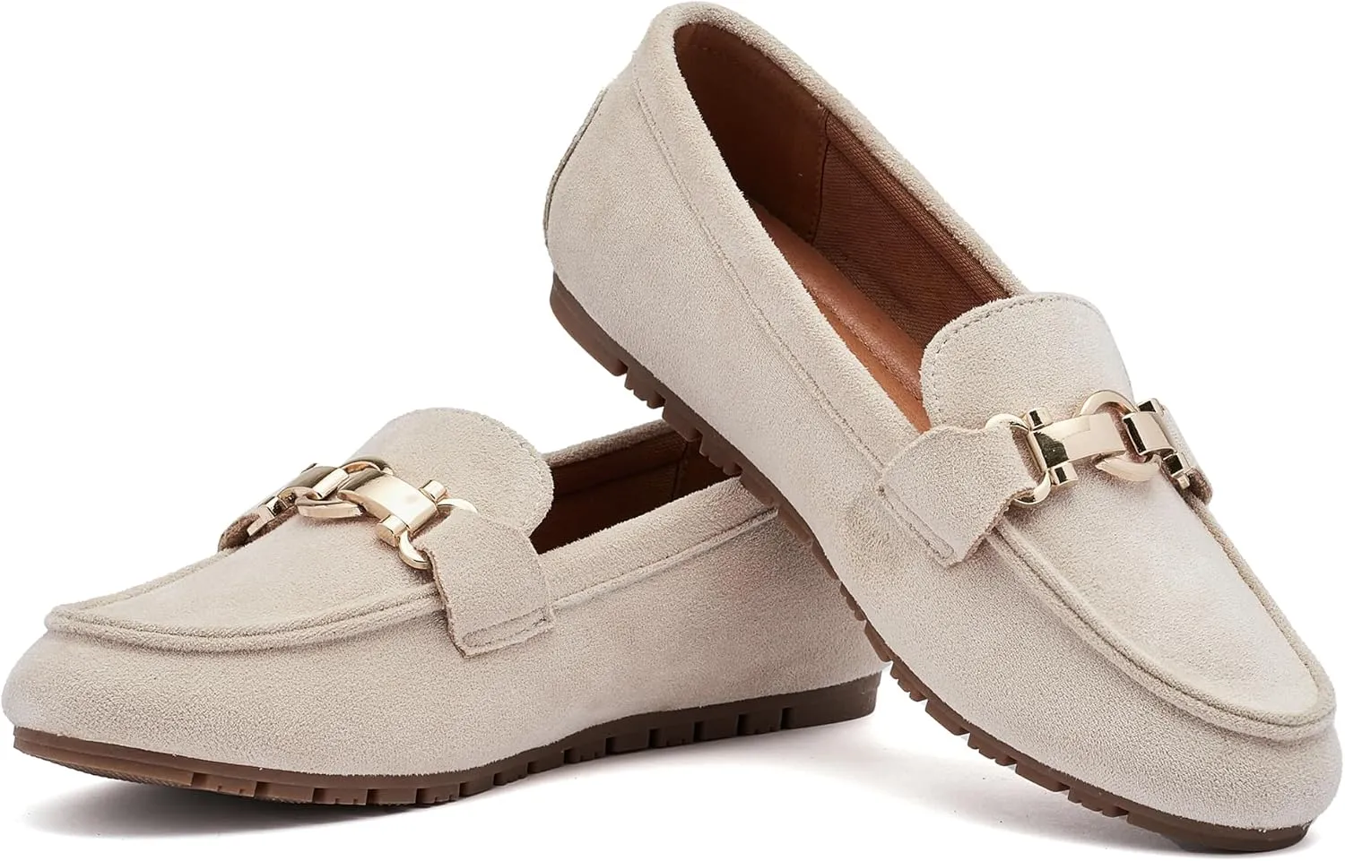 VERDASCO Women's Loafers Comfort Slip-Ons Flat Work Shoes Casual Moccasins Penny Loafers Lady Dress Shoes