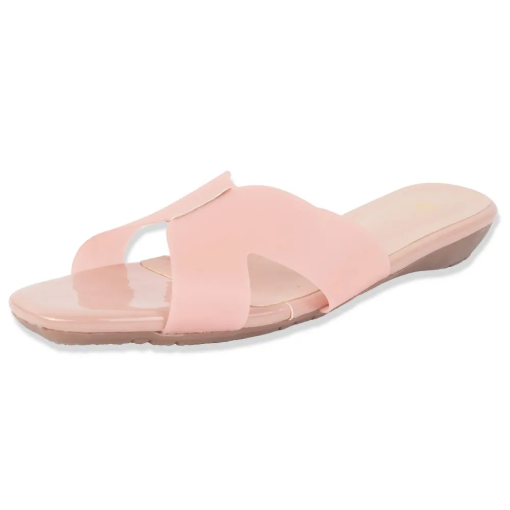 Versatile & Elegant Design Flat Slippers