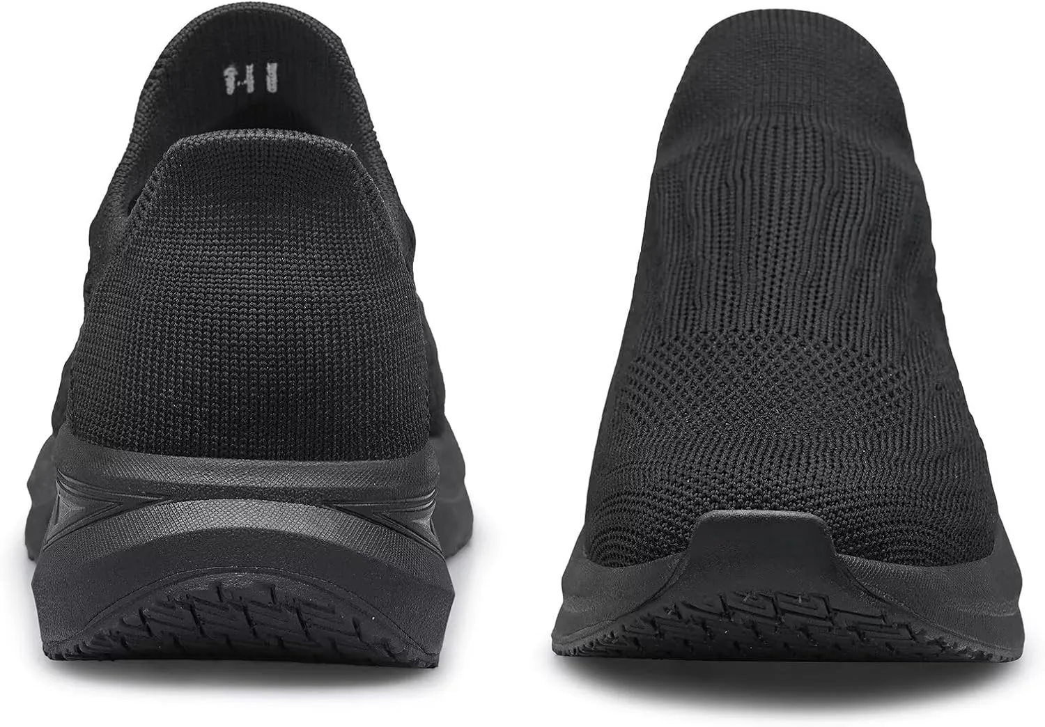 vibdiv Slip-in Walking Shoes Men Barefoot Sock Sneakers Flat Lightweight Casual Comfortable Breathable Laceless