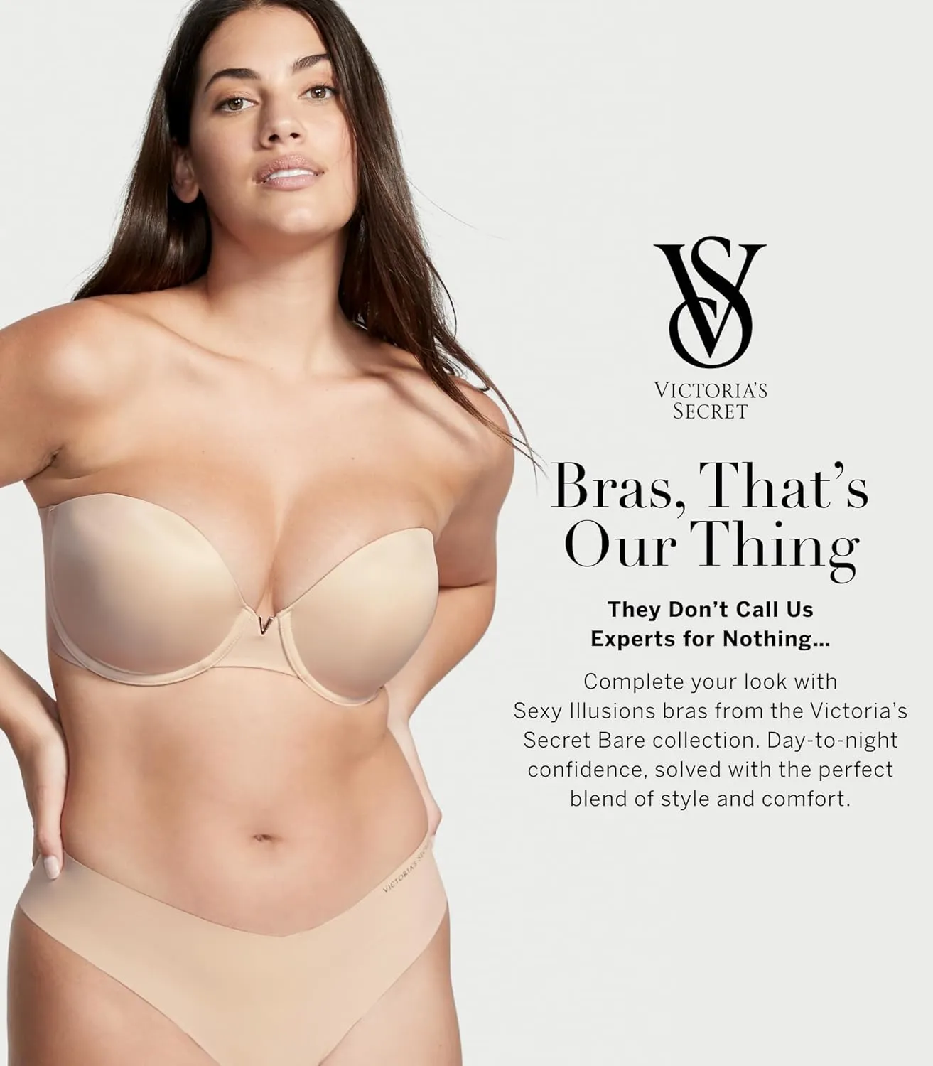 Victoria's Secret Women's No Show Cheeky Underwear, Minimal Coverage Panties for Women (XS-XXL)