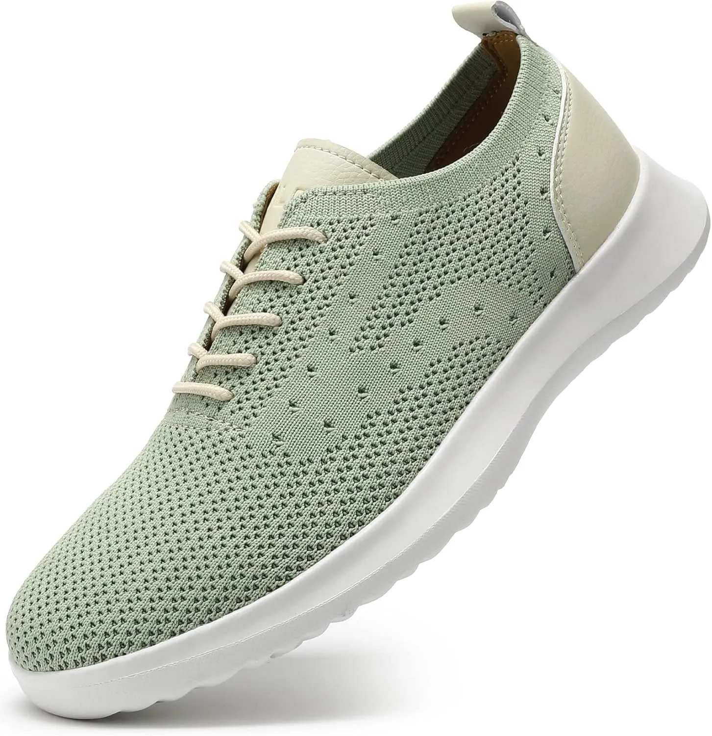 VILOCY Men's Casual Dress Oxfords Shoes Knit Lightweight Breathable Fashion Sneaker