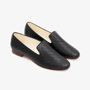 Vincent weaved loafer black