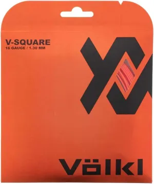 VOLKL V-Square | Tennis Racquet String | Ultimate Spin & Firm Feel | Co-Polymer Square Shape