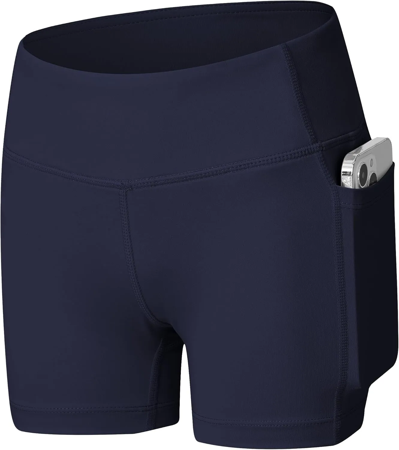 Willit Girls Swim Shorts with Pockets UPF 50  Sun Protection Swimming Bottom