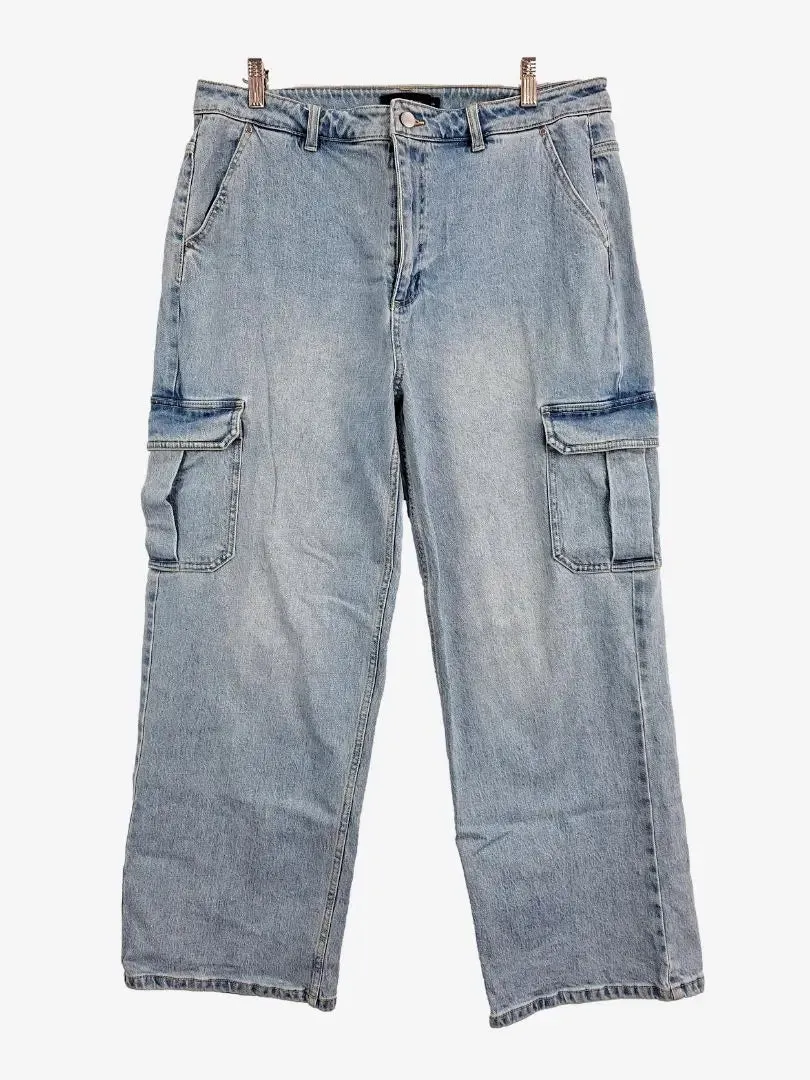Witchery Comfy Wide-Leg Pocket Jeans Size 16