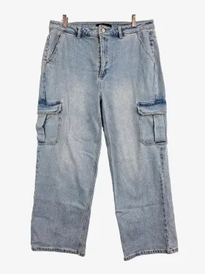 Witchery Comfy Wide-Leg Pocket Jeans Size 16