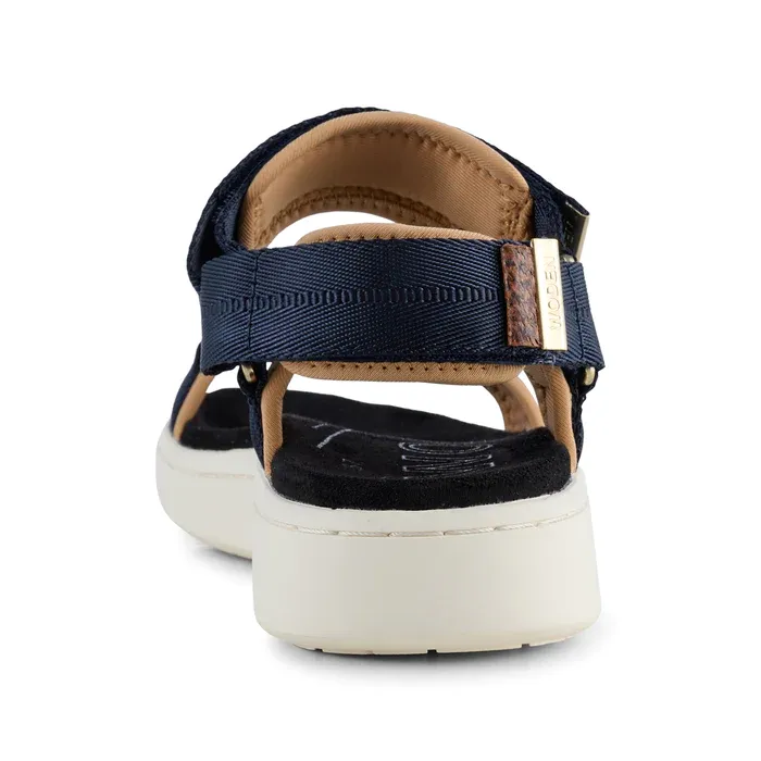 Woden Line Dark Navy Sandal