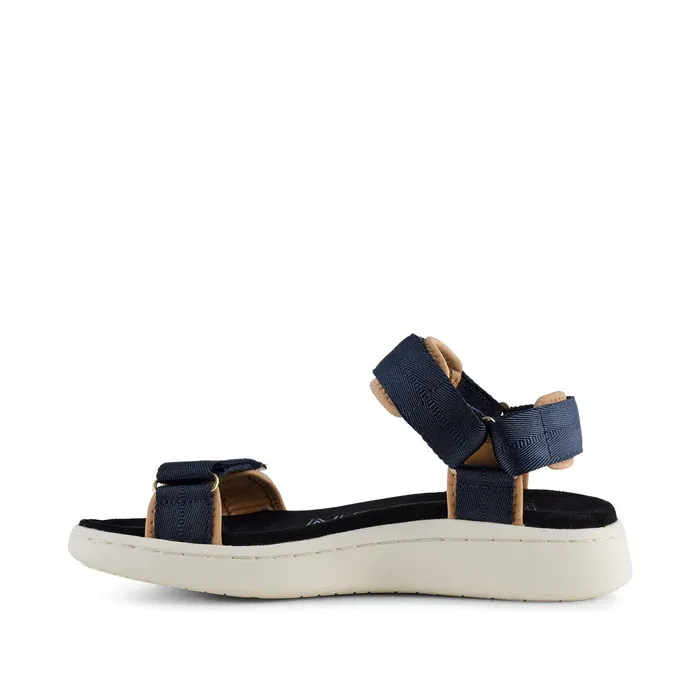 Woden Line Dark Navy Sandal