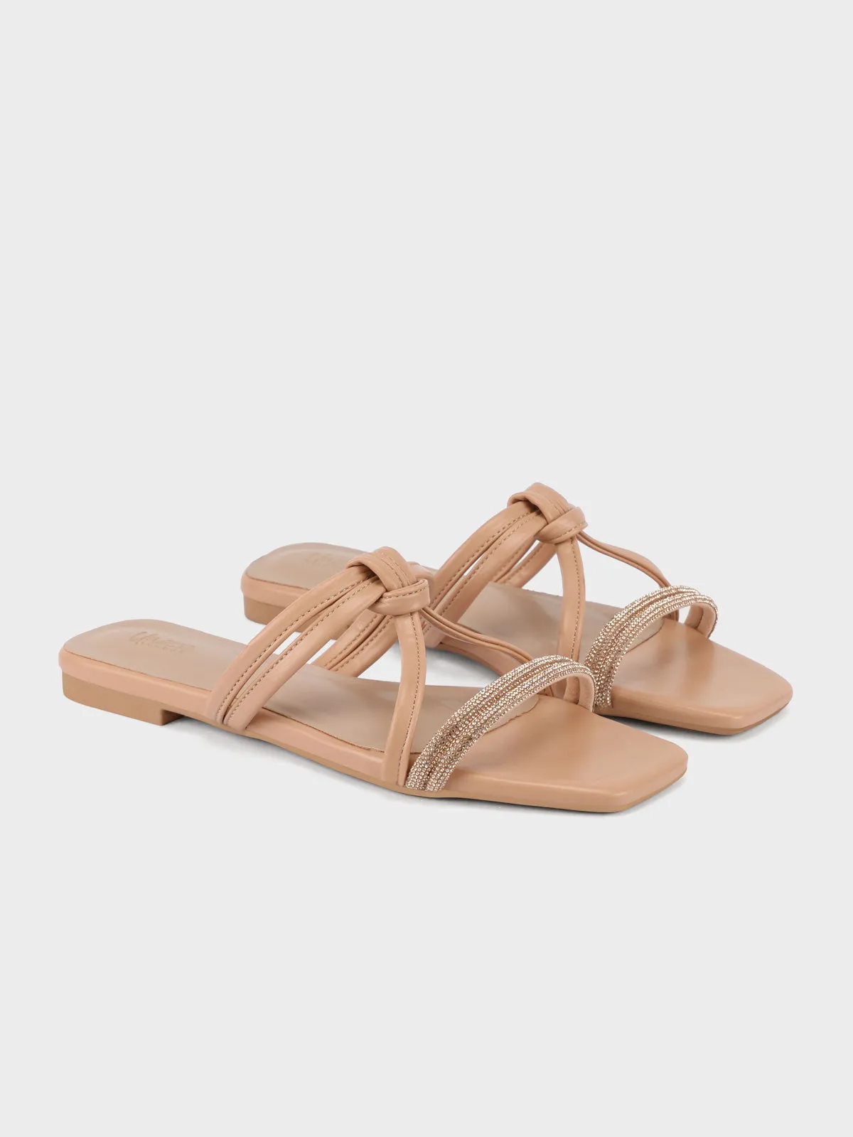 Women "GARLOW" Comfy Diamante Slippers
