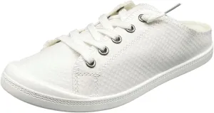 Women Shoes Casual Shoes Fashionable Sports Shoes Comfortable Soft One Foot Casual Shoes Cute Casual Shoes (White, 8)