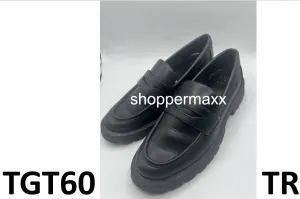 Women's Archie Loafer Flats - A New Day, Black, Size 6.5