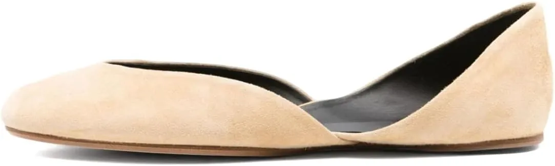 Women's Comfy Ballet Flats Slip On Closed Rounded Toe D'Orsay Flats Shoes for Dancing Prom Dress Size 4-16 US