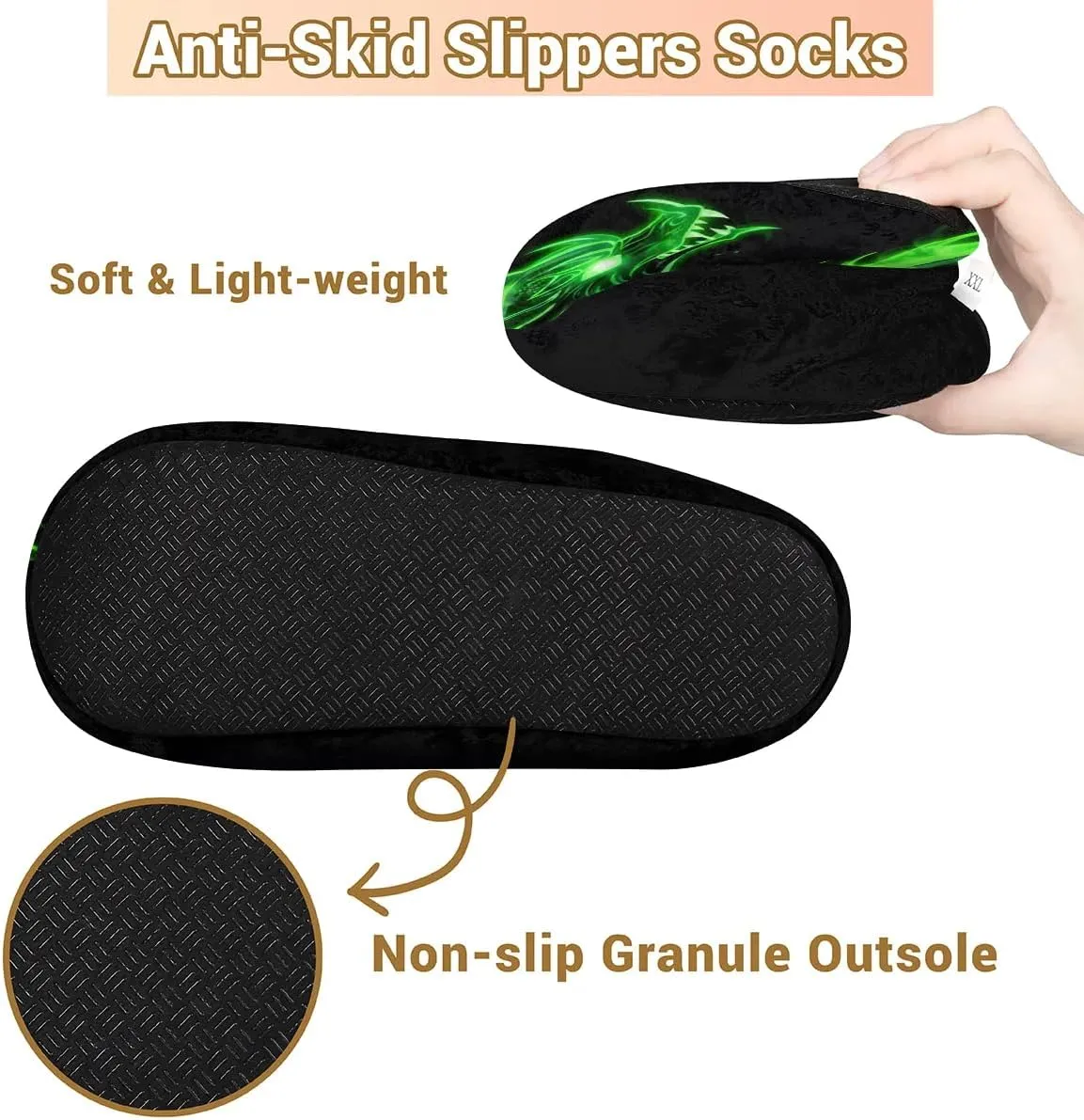 Women's Fuzzy Slippers Fluffy Winter House Shoes for Women Men Indoor and Outdoor Bedroom Shoes Warm Comfy Home Slippers