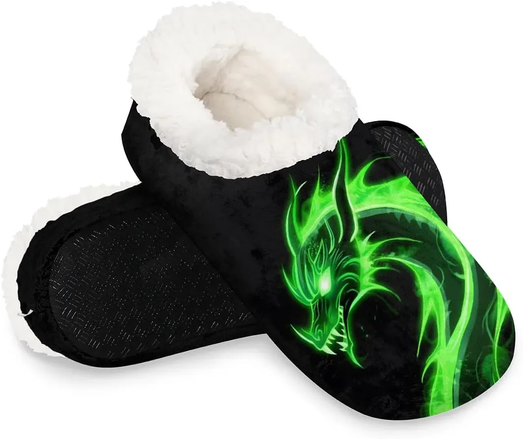 Women's Fuzzy Slippers Fluffy Winter House Shoes for Women Men Indoor and Outdoor Bedroom Shoes Warm Comfy Home Slippers