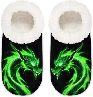 Women's Fuzzy Slippers Fluffy Winter House Shoes for Women Men Indoor and Outdoor Bedroom Shoes Warm Comfy Home Slippers
