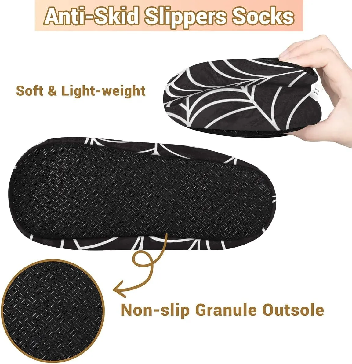 Women's Fuzzy Slippers Fluffy Winter House Shoes for Women Men Indoor and Outdoor Bedroom Shoes Warm Comfy Home Slippers