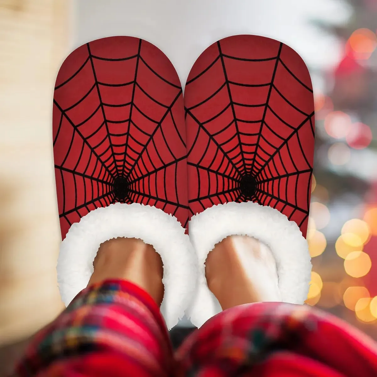 Women's Fuzzy Slippers Fluffy Winter House Shoes for Women Men Indoor and Outdoor Bedroom Shoes Warm Comfy Home Slippers