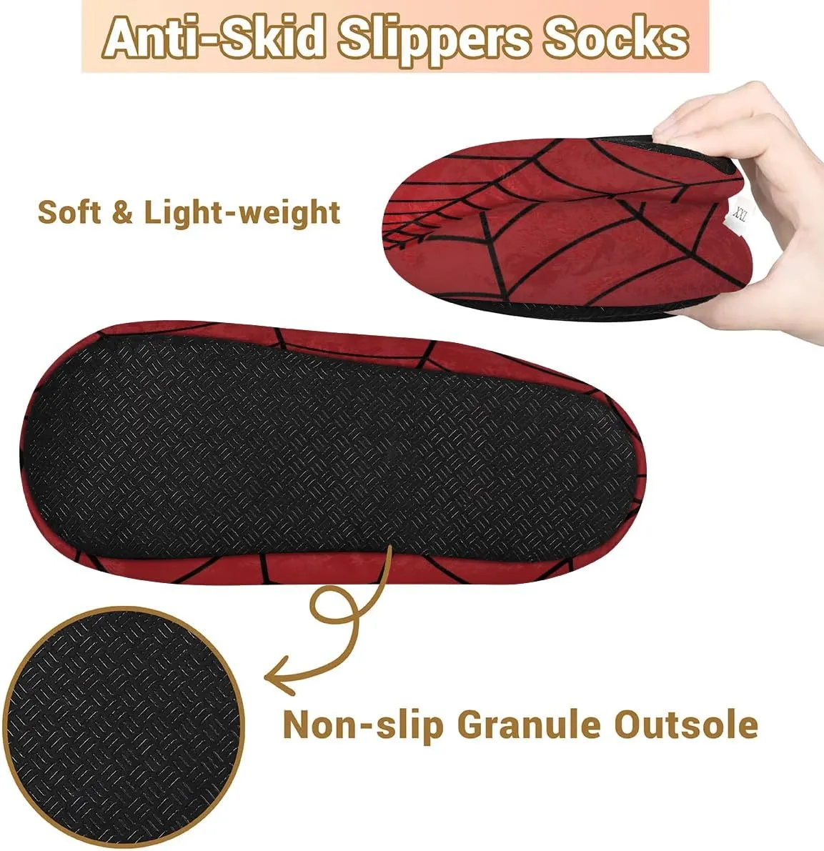 Women's Fuzzy Slippers Fluffy Winter House Shoes for Women Men Indoor and Outdoor Bedroom Shoes Warm Comfy Home Slippers