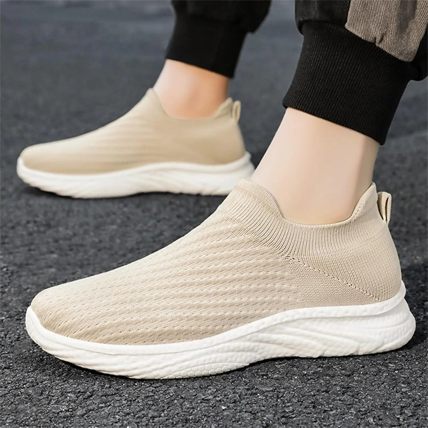 Women's Lace Up Walking Shoes Breathable Lightweight Sport Casual Ladies Girls Fashion Platform Sneakers