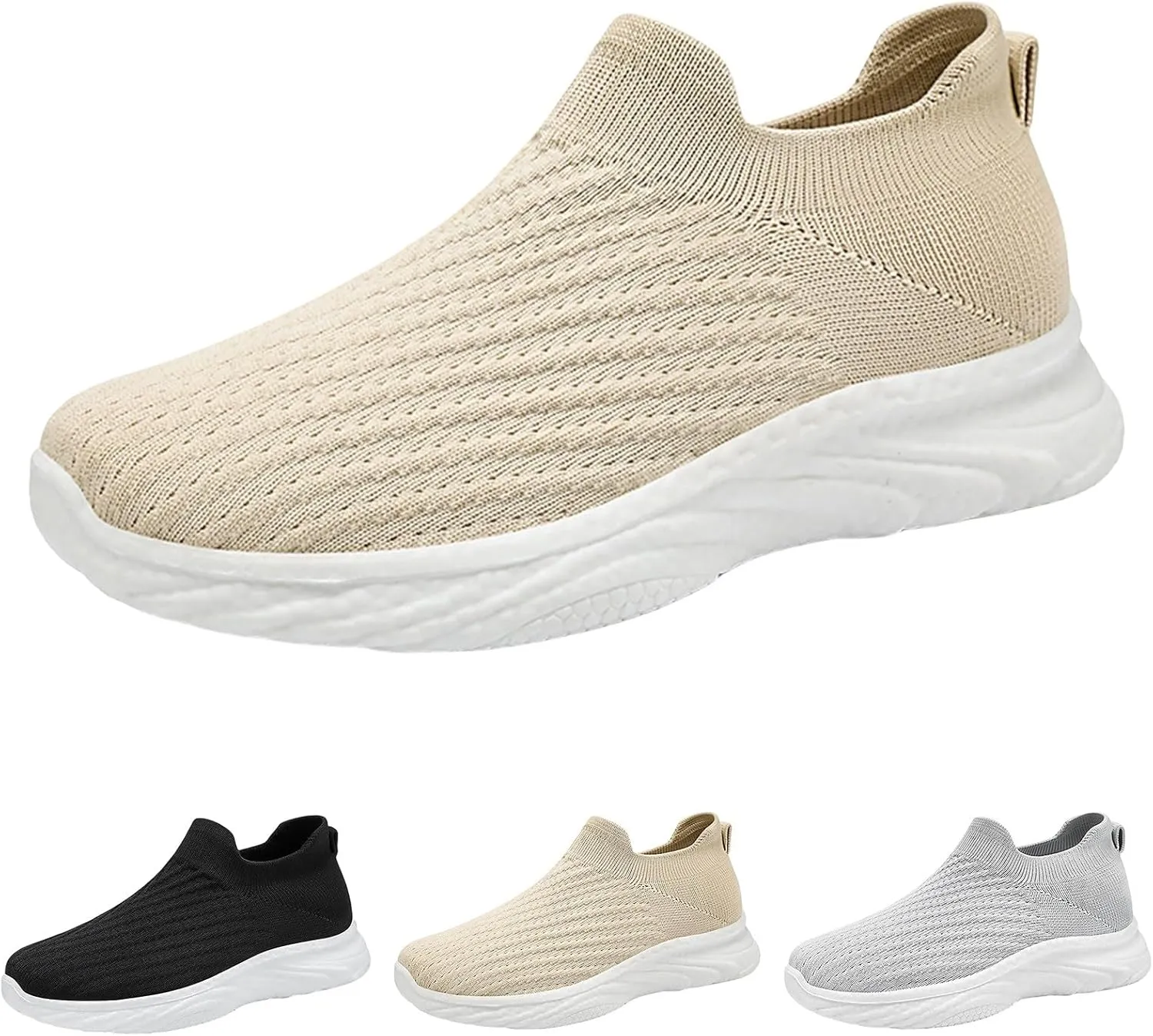 Women's Lace Up Walking Shoes Breathable Lightweight Sport Casual Ladies Girls Fashion Platform Sneakers