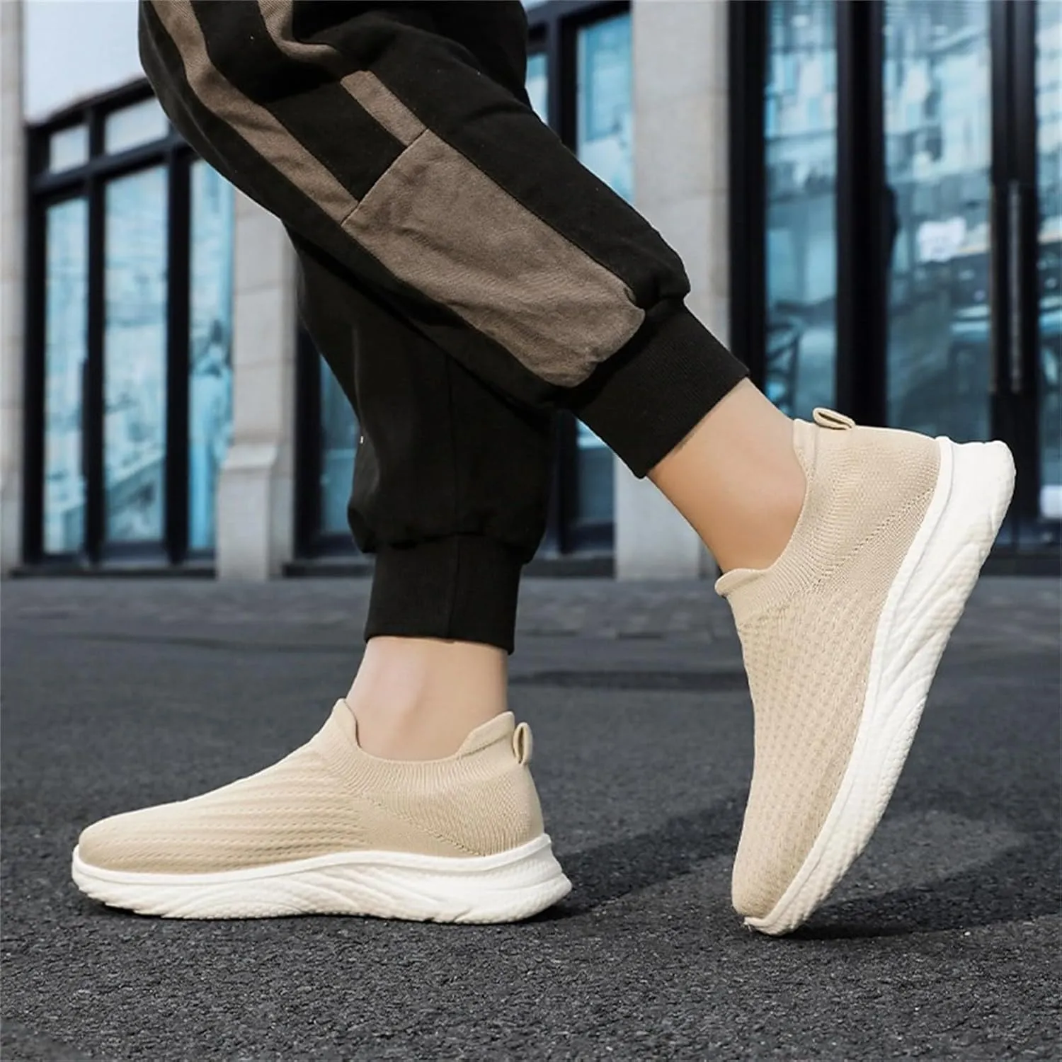 Women's Lace Up Walking Shoes Breathable Lightweight Sport Casual Ladies Girls Fashion Platform Sneakers