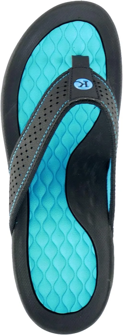 Women's Lakeside Arch Support Sport Flip Flop Orthotic Sandal - Women’s Comfort Orthopedic Footwear