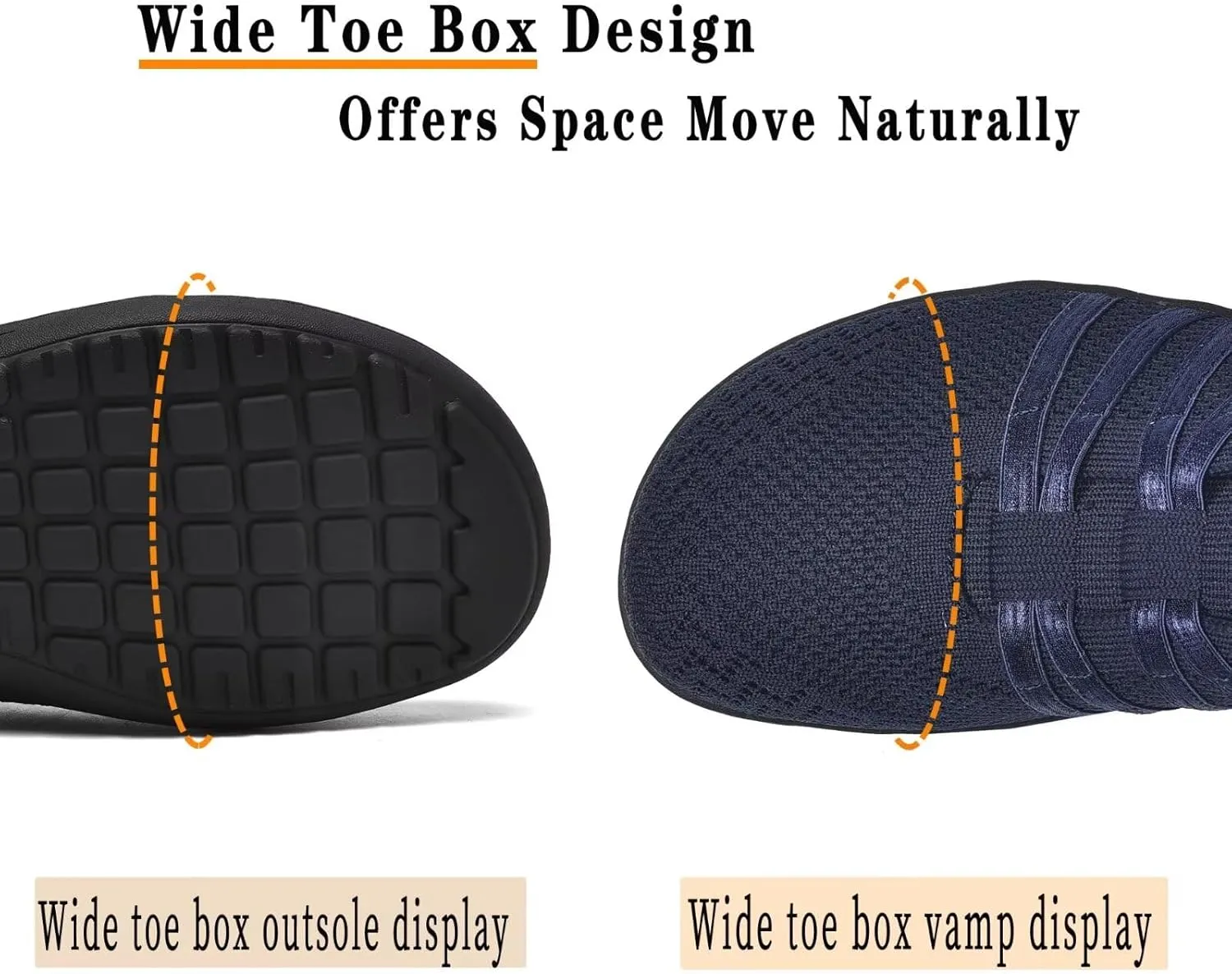 Women's Minimalist Barefoot Walking Shoes Wide Toe Box Flats Lightweight Casual Gym Athletic Sneakers