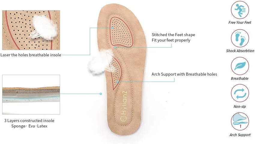 Women's Platform Wedge Comfort Cross Strap Flowers Slide Sandals-Shock Absorbtion Breathable holes Arch Support Footbed Indoors Or Outdoors Slip On